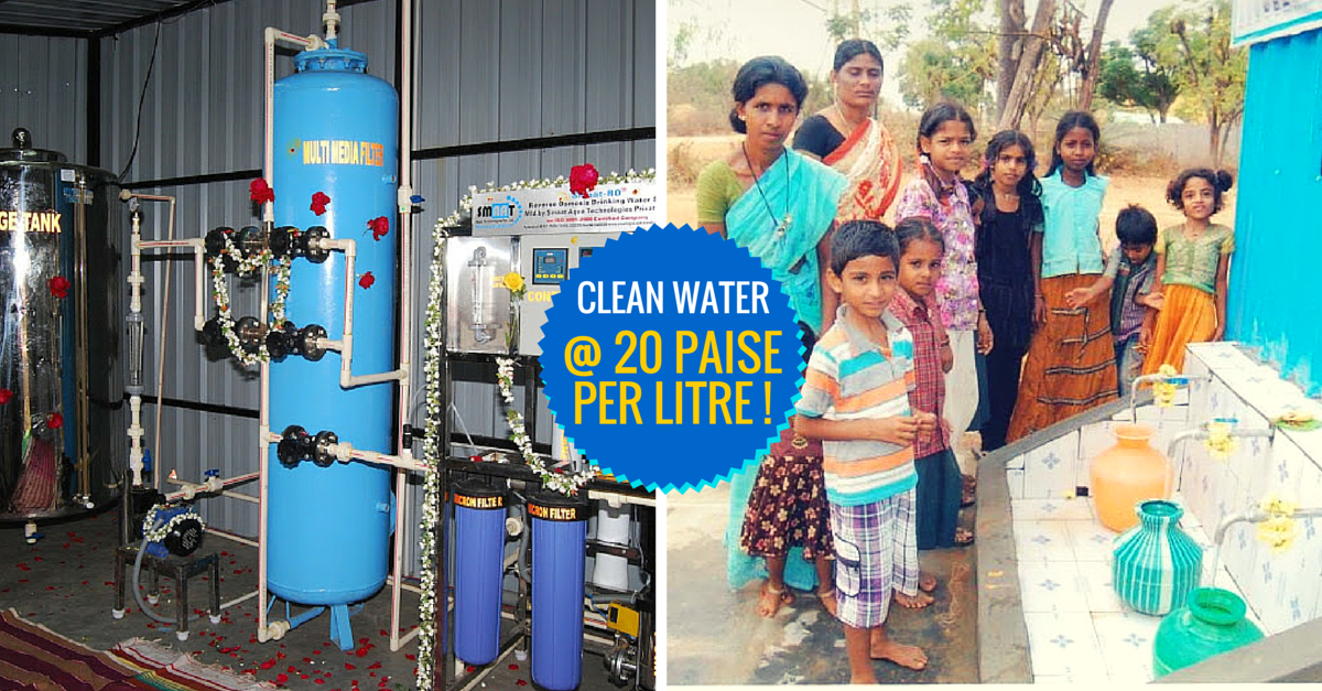 The Technology That Is Providing Clean Drinking #Water To Indian Villages In Just 20 Paise