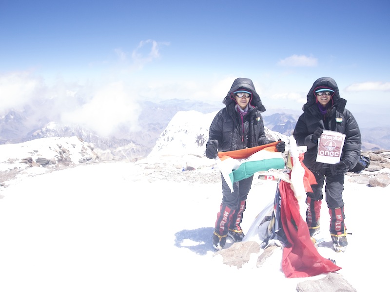 Nungshi and Tashi Malik have successfully scaled the seven top peaks across seven continents.