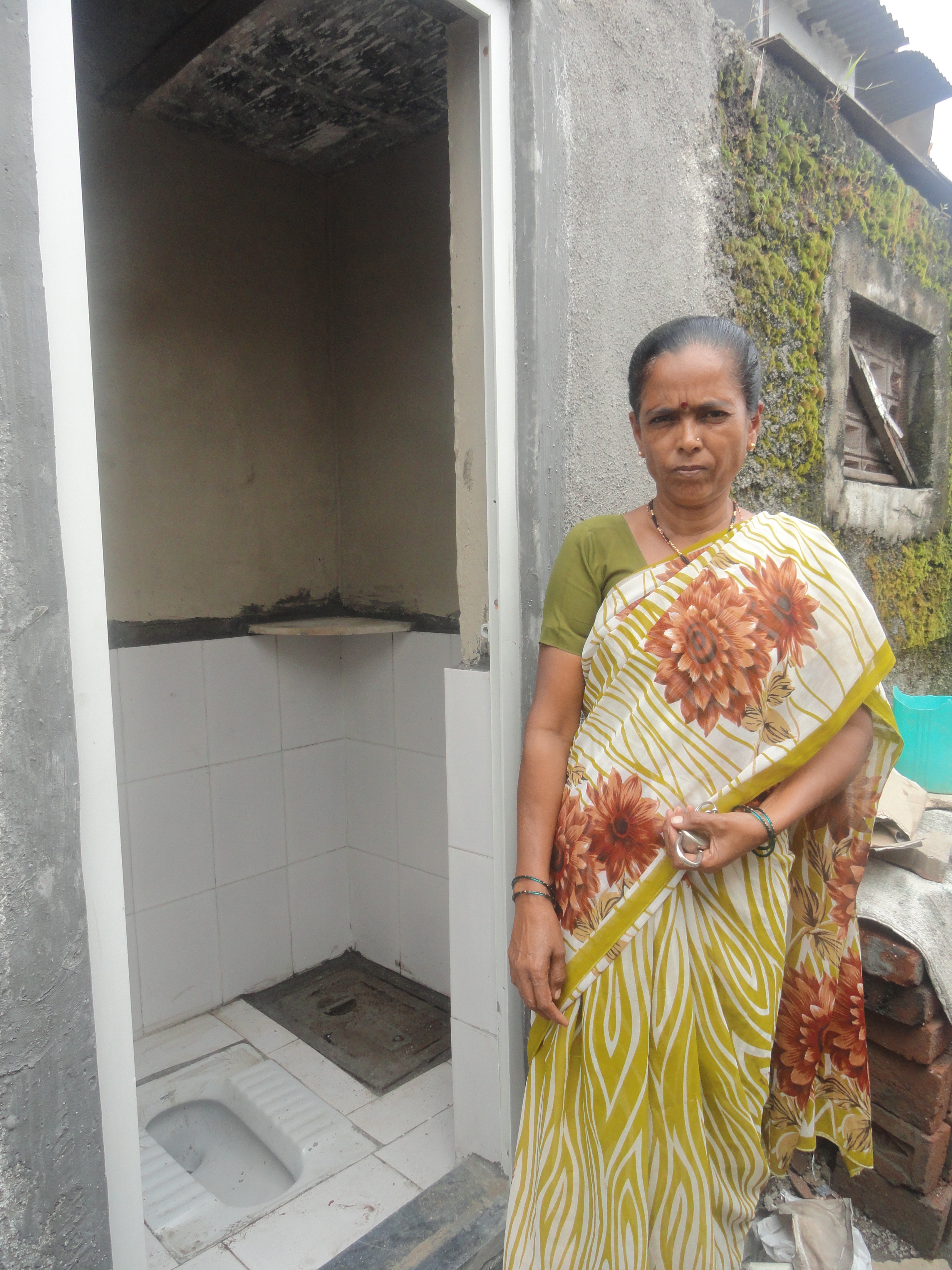 Thanks to Shelter Associates, many houses in Sangli have their personal and clean toilets.