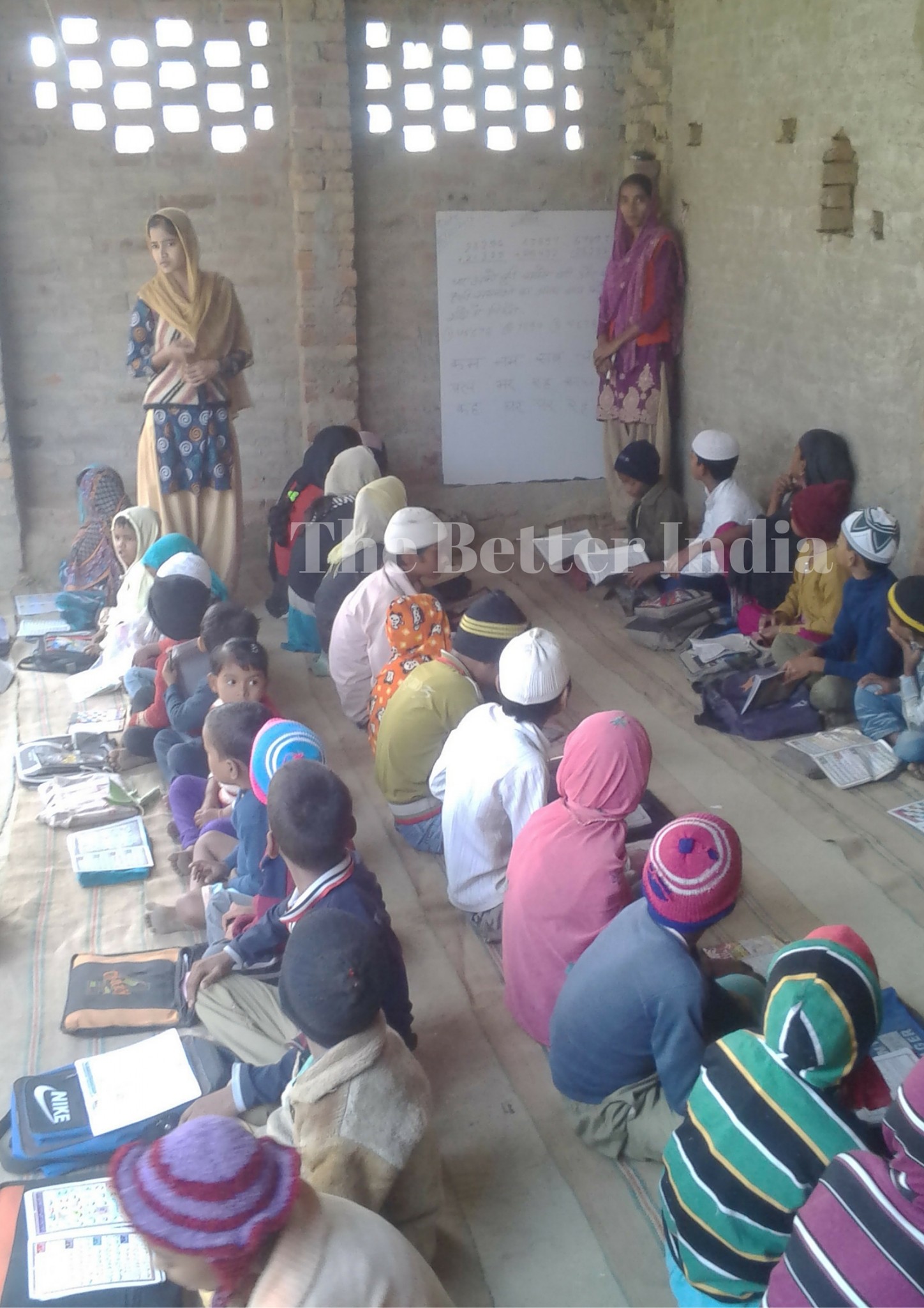 The three changemakers reopened a closed madarasa to start their school.