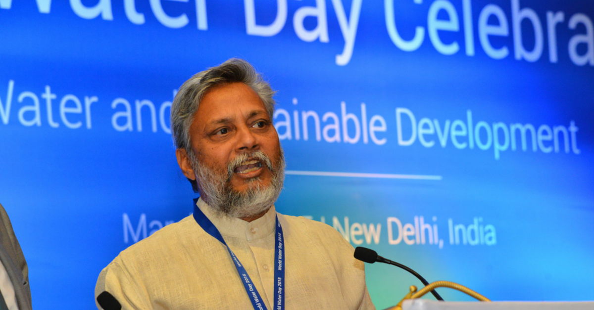 Rajendra Singh, also known as the water man of India . Courtesy: Stockholm International Water Institute