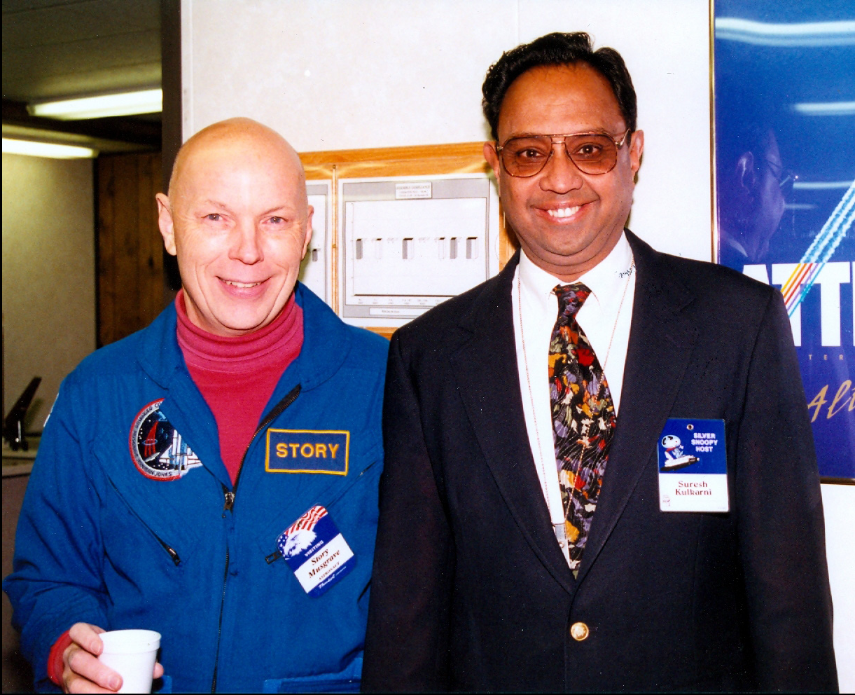 Astronaut Musgrave and Dr. Suresh Kulkarni