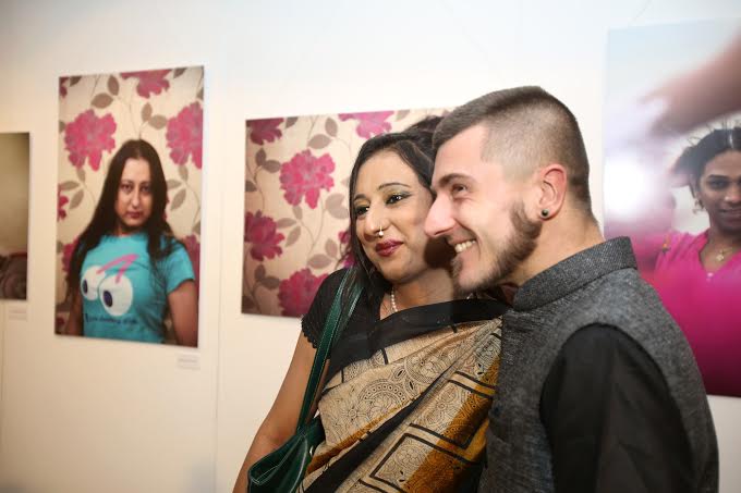 Belgian photographer Pascal Mannaerts (in black Kurta) showcased several memorable images and experiences during his decade-long stay in India through his exhibition, ‘Fate Breakers’.