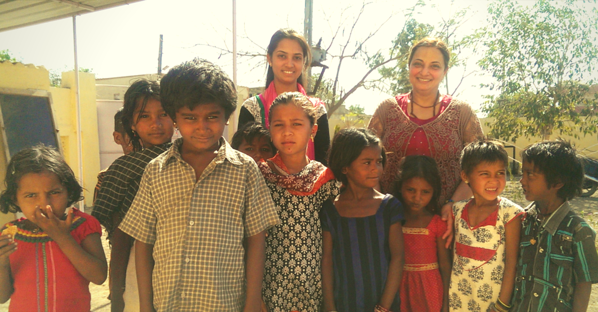 She travels from Canada to a village in India to impart Montessori education to underprivileged kids