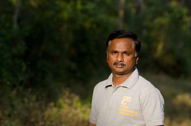 Ananda Kumar won Whitley award 2015 for his solution to elephant human conflict.
