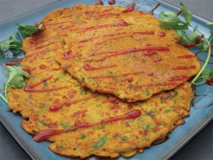 Vegetarian Tomato Omelette