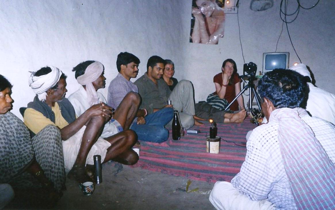 Bhajju amongst his community members in Patangarh