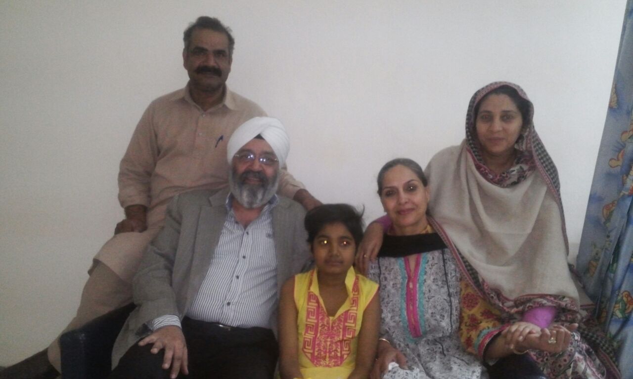 (From left) Mr. Imran, Mr. Kohli, Abeeha, Mrs. Kohli, Mrs. Imran