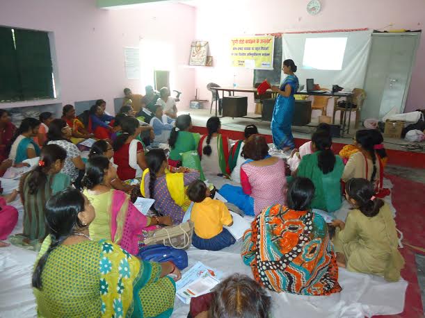 Across Uttar Pradesh, many teachers are being trained to break the silence and stigma surrounding menstruation in an effort to ensure that they are able to spread awareness among their students about it. (Credit: Alka Pande\WFS)