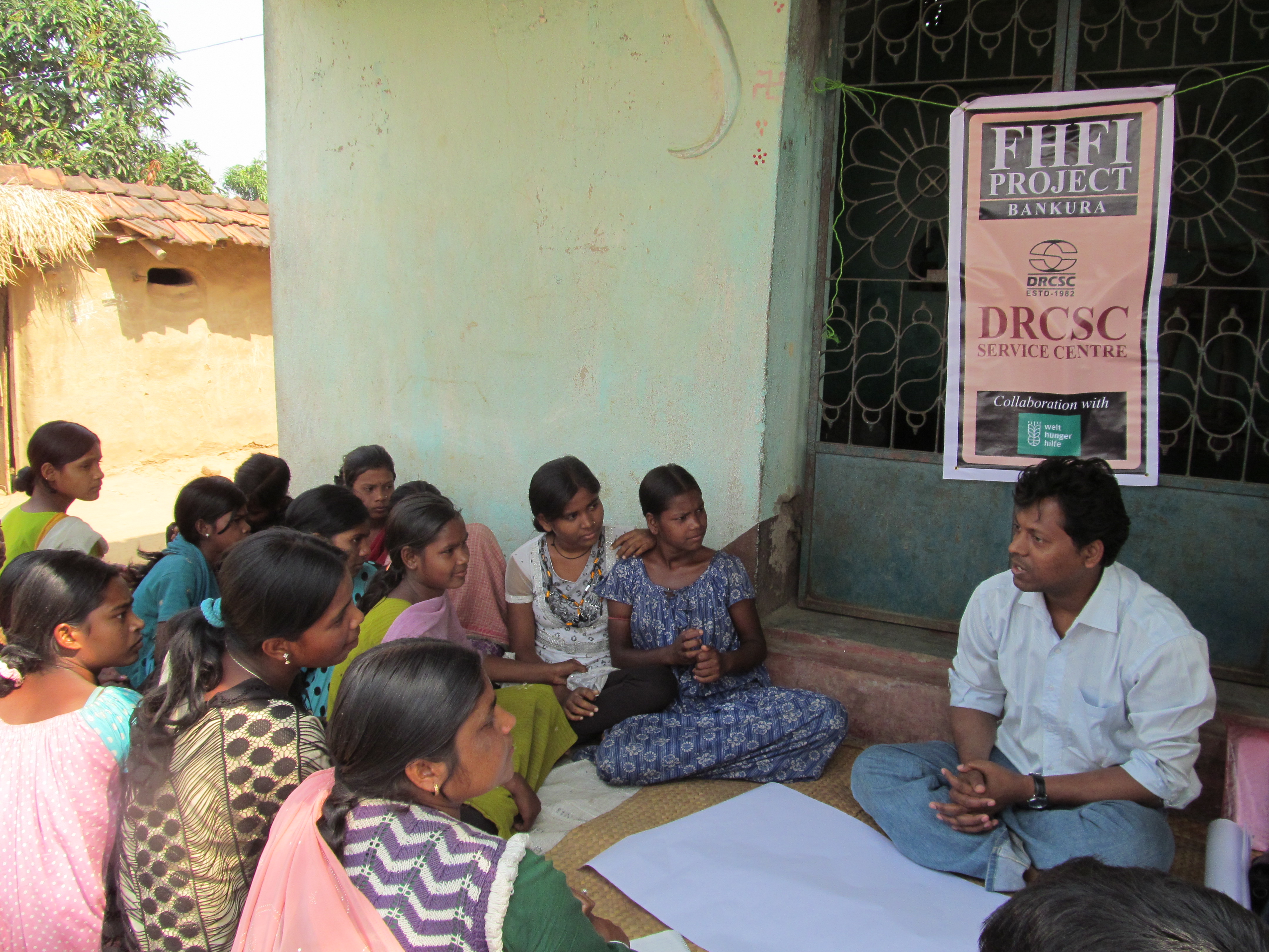 Youngsters in 32 villages of Ghoshergram and Jhunjkagram panchayats in Bankura district of West Bengal have formed groups that spread awareness on issues related to health, education and development. (Credit: DRCSC\WFS)