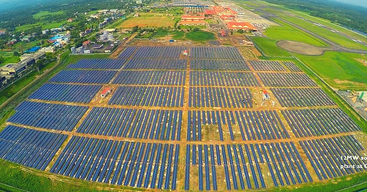 Cochin Airport to be India’s First to Run on Solar Power