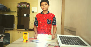 When His Father's Laptop Battery Stopped Working, This 11-Year-Old Created a Solar Light From It
