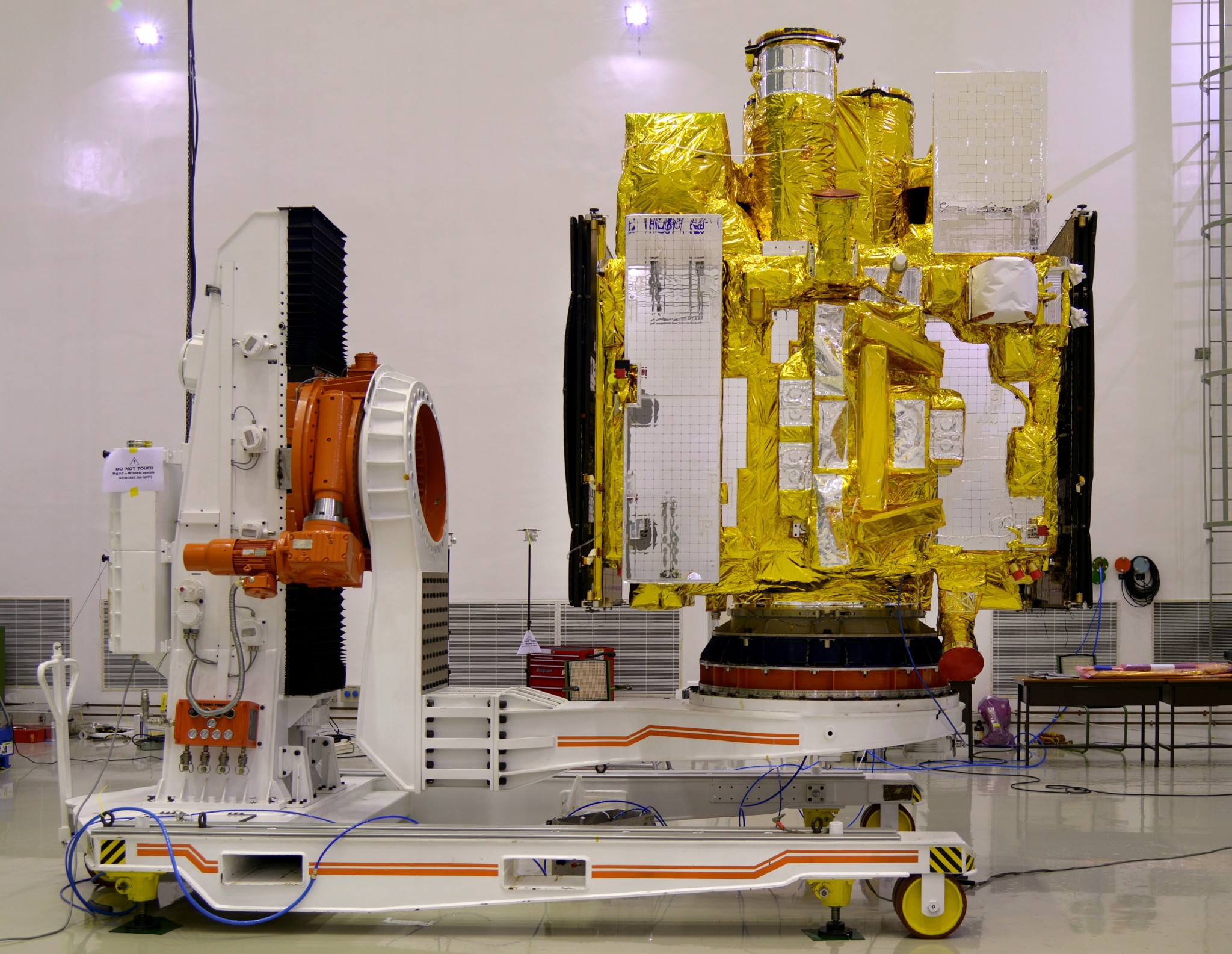 ASTROSAT in clean room before its integration with PSLV-C30