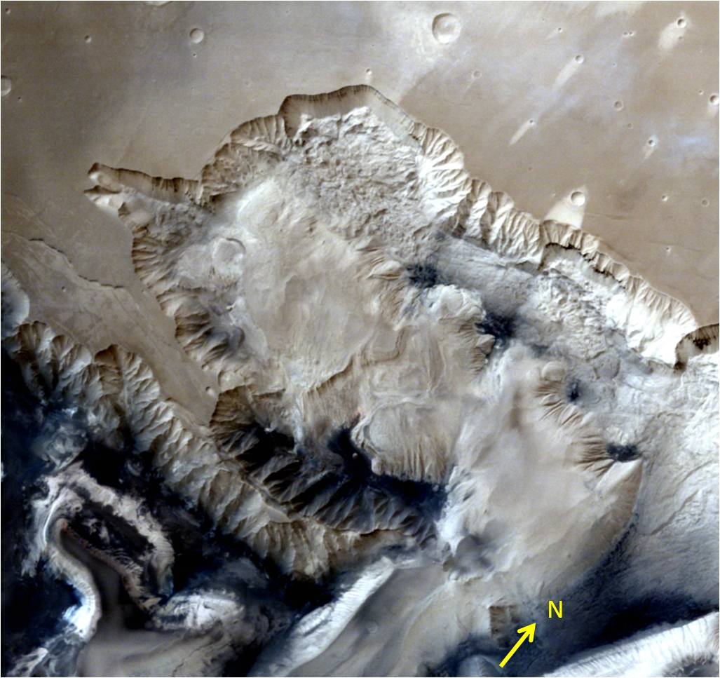 Ophir Chasma terrain