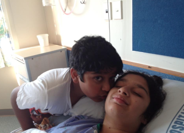 Muskan is very close to her little brother who was her first friend