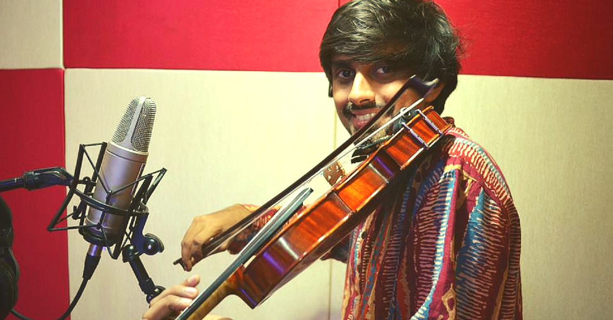 VIDEO: Bengaluru Has a Walking Violinist. And He Can Do Something Very Special with His Music.