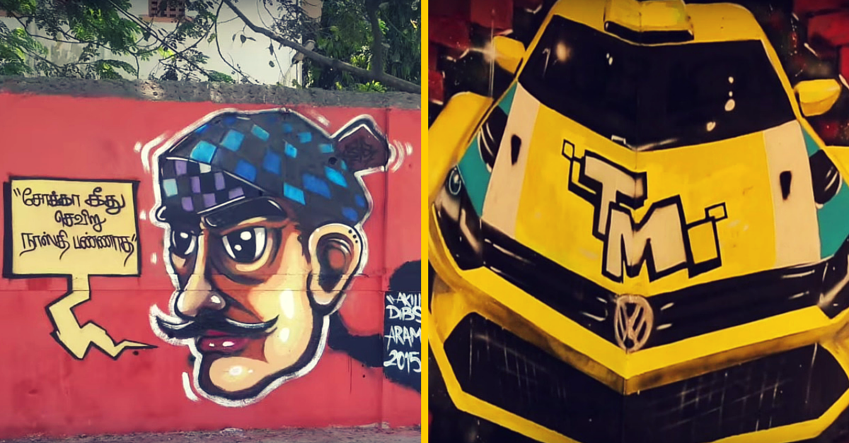 VIDEO: Chennai Got Its Very Own Graffiti Crew. It Might Never Look the Same Again!