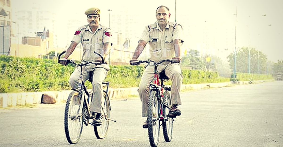 Gurgaon Police Has a New Cleaner & Greener Patrolling Vehicle – the Bicycle!