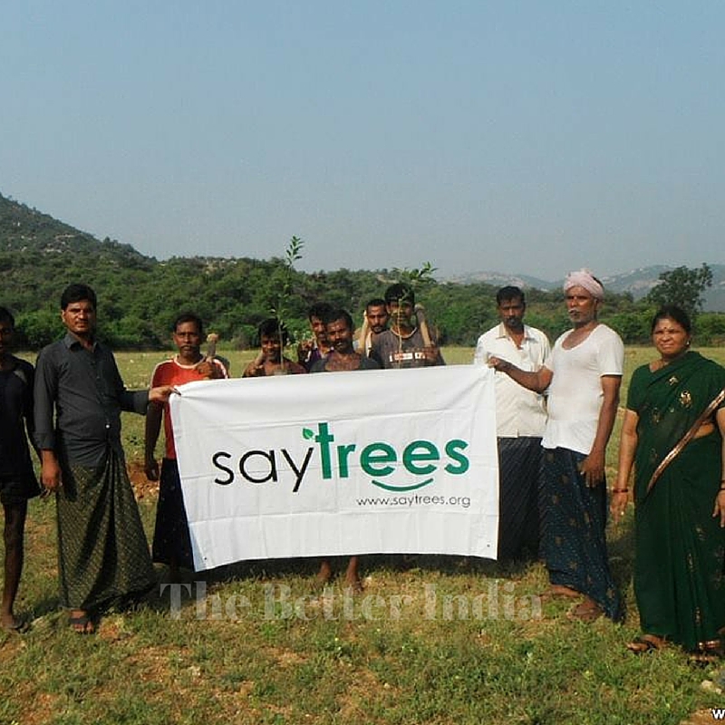 Say Trees was engages local community in tree plantation.