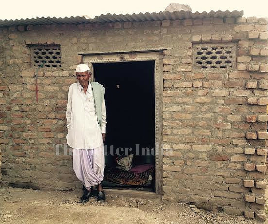 Kishan Hiwale in his new house.