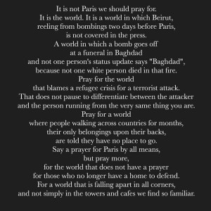 Indian Blogger's Viral Poem Explains Why We Shouldn't Pray Just For Paris