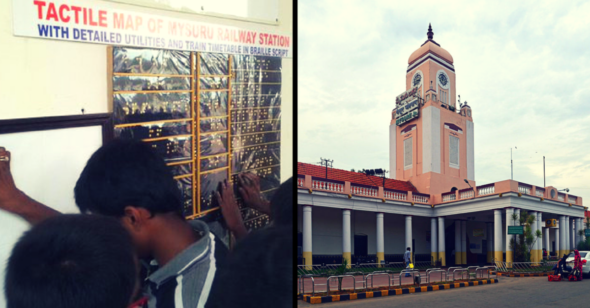 Mysore Gets India’s First Blind-Friendly Railway Station