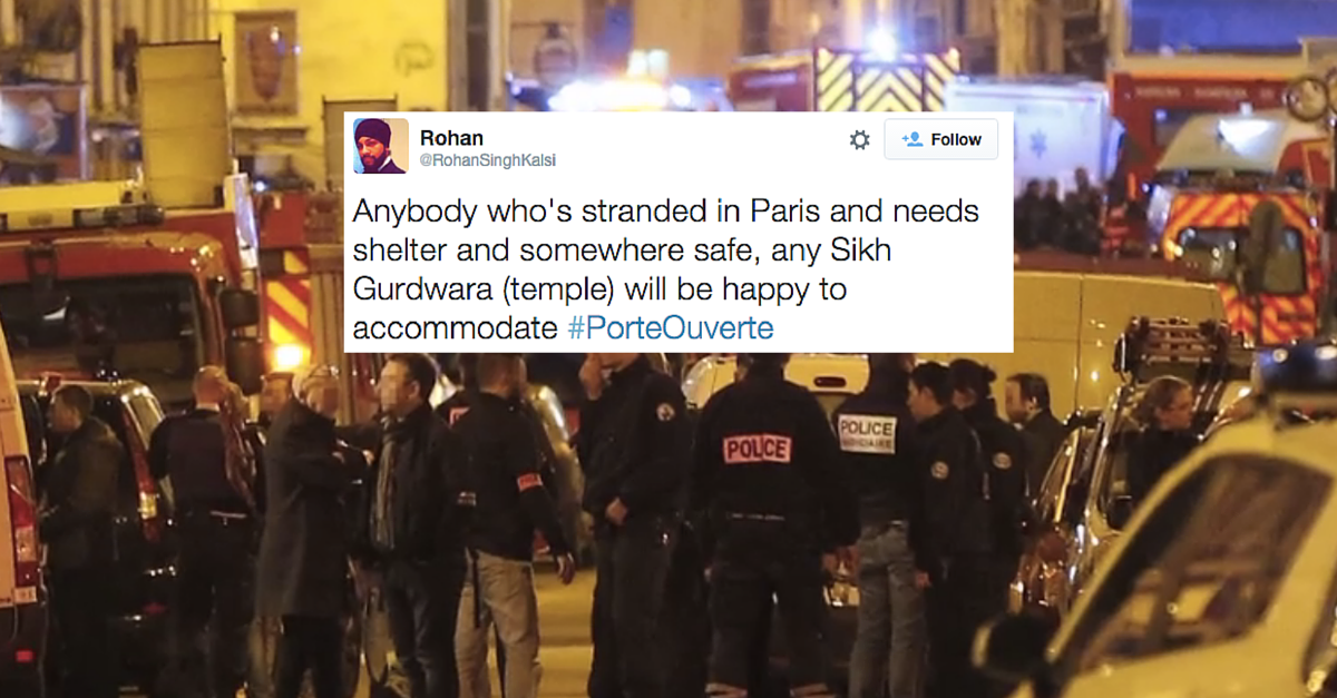 One Sikh Man Tweeted This Message Of Humanity After The Paris Attacks