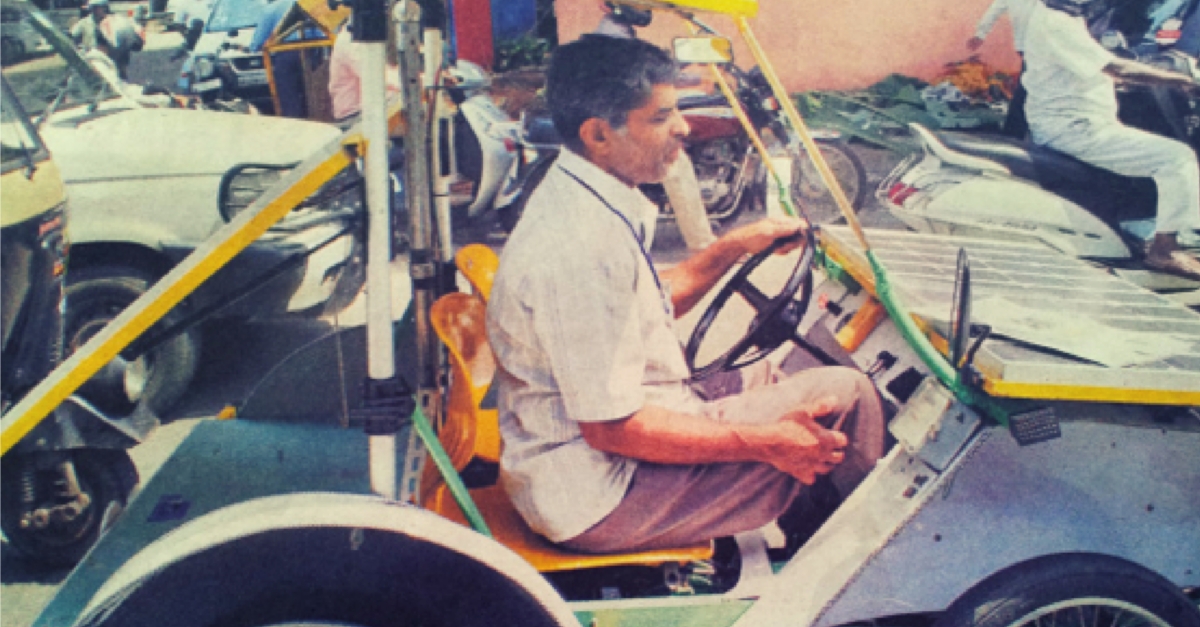 Once a Fruit Vendor, This 63-Year-Old Will Now Travel Across India in His Self-Designed Solar Car