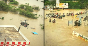 VIDEO: Watch How the IAF Airlifted a Pregnant Woman & Her Child from a Flooded Chennai Area