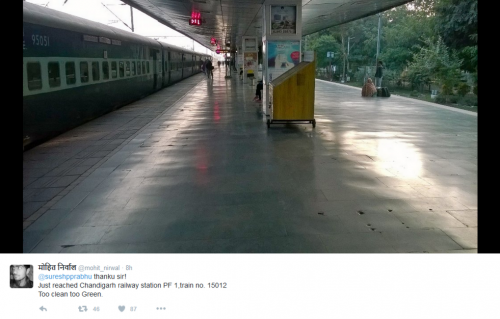 indian railways clean india