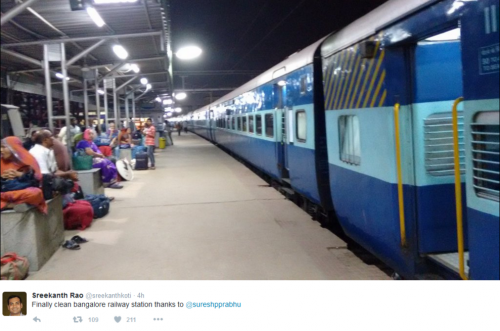 indian railways clean india