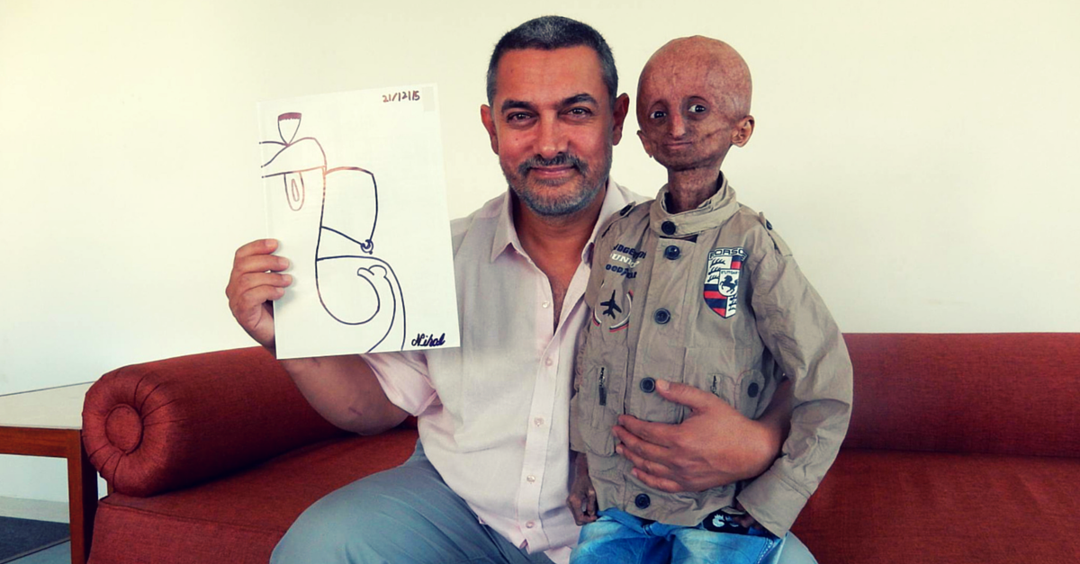 This 14-Year-Old with Progeria Saw Taare Zameen Par When His Dream of Meeting Aamir Khan Came True
