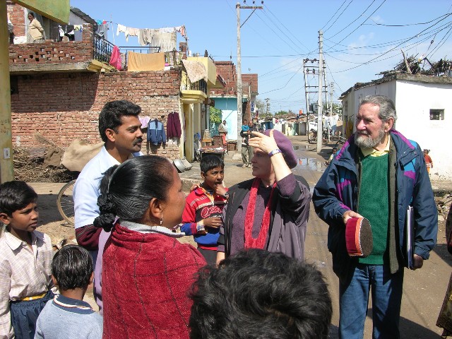 Frederick Shaw works with basti dwellers in Chandigarh