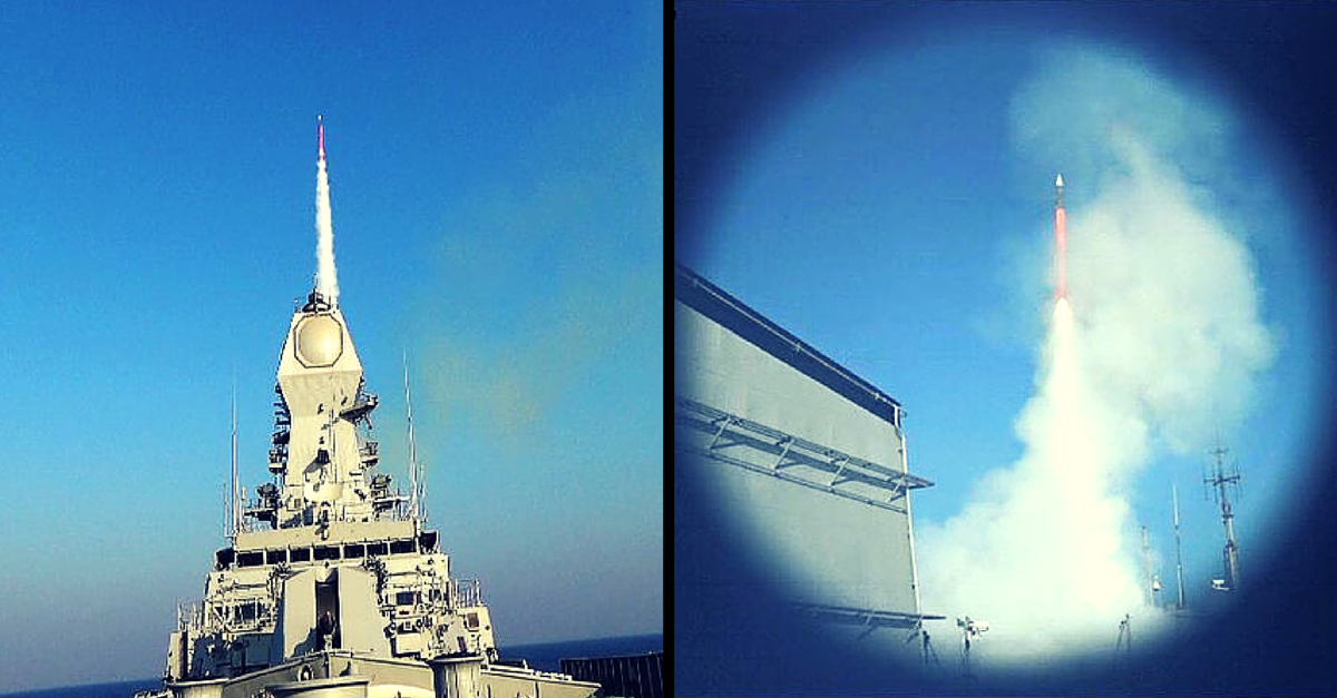 Indian Navy Adds to Its Capabilities with the New, Successfully Test Fired Barak 8 Missile