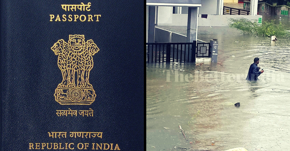 Passport Lost or Damaged in #ChennaiFloods? Get It Replaced for Free at These 3 PSKs.