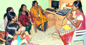 Tune in to 90.4 FM Sarathi Jhalak - a Women Run Community Radio Station in Rural Karnataka