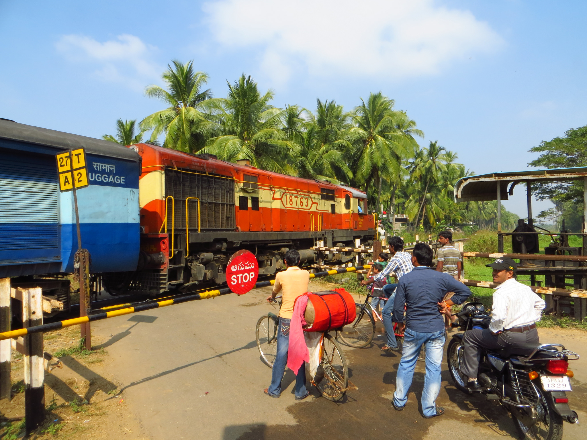 train pothole