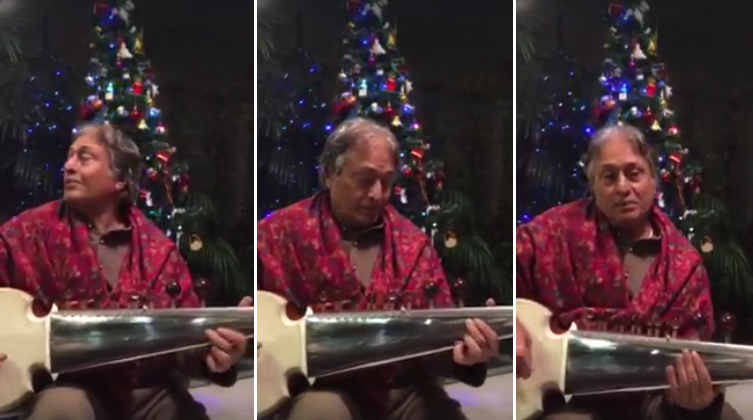 Ustad Amjad Ali Khan’s Sarod Rendition of Jingle Bells Will Make Your Day