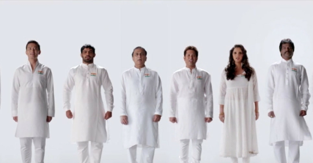 [VIDEO] Watch Sachin Tendulkar, Sania Mirza and Other Sportspersons Sing the National Anthem