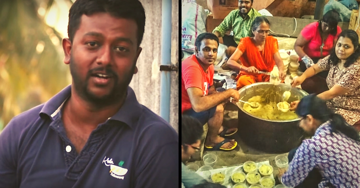 VIDEO: One Man and 300 Volunteers Cooked for More than 1.7 Lakh People During the Chennai Floods