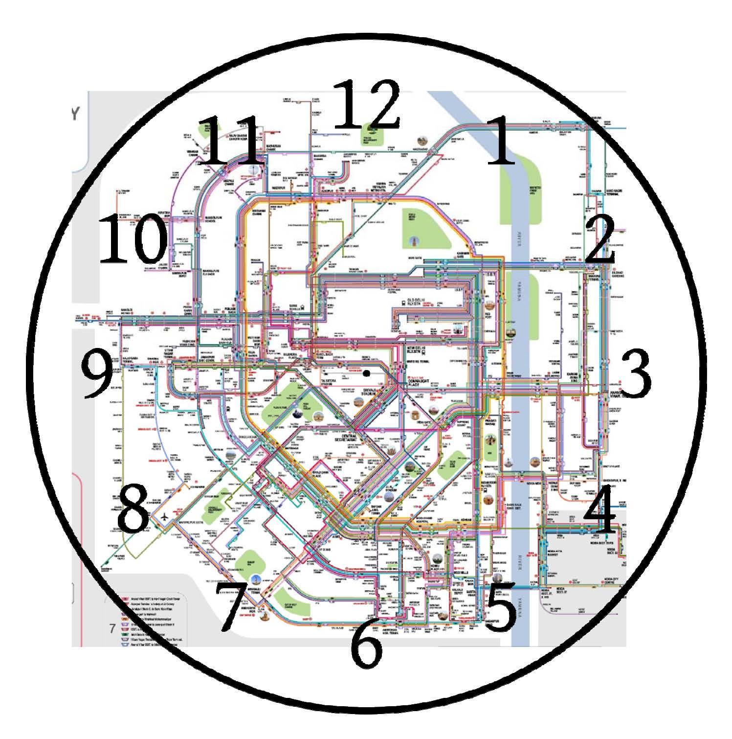 delhi tourism bus route