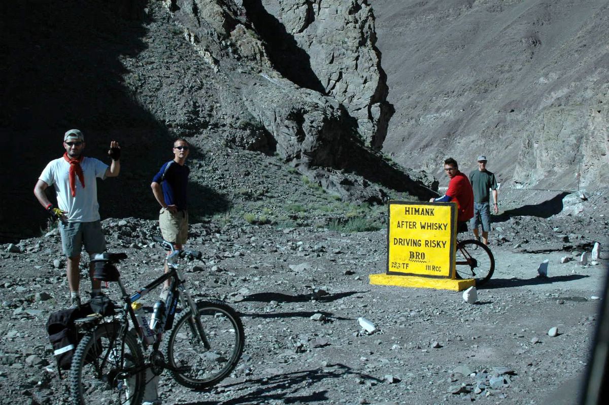 Road signs in Ladakh 