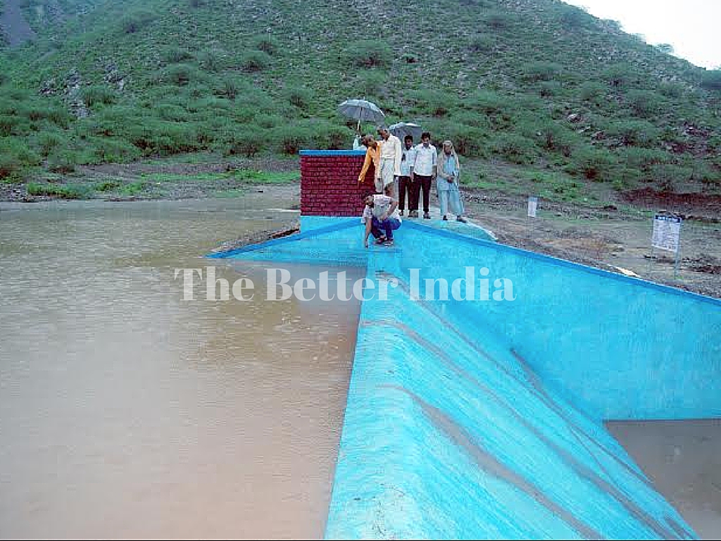 The affordable check dam provided the much needed water to the residents of Khohar village.