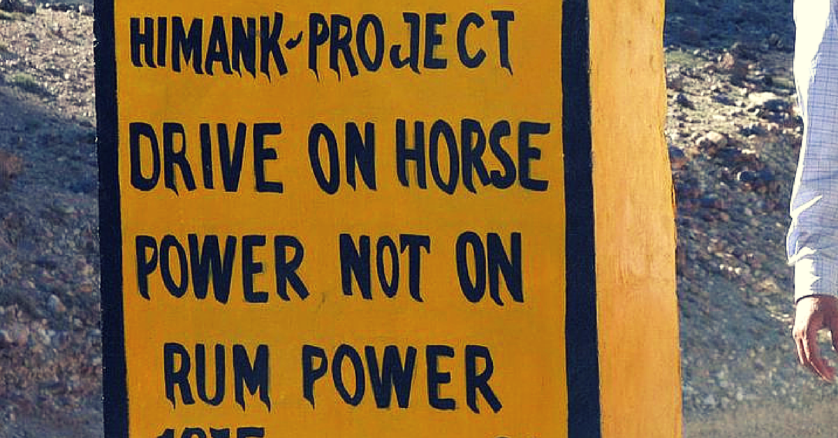13 Hilarious Road Signs to Slow You down on the Way to Ladakh