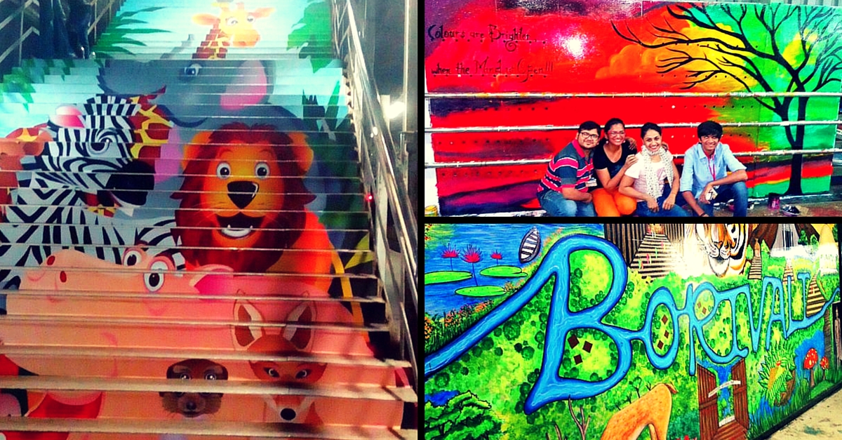 In Pictures: Mumbai Stations Got a Colourful Makeover. And They Look Smashing!