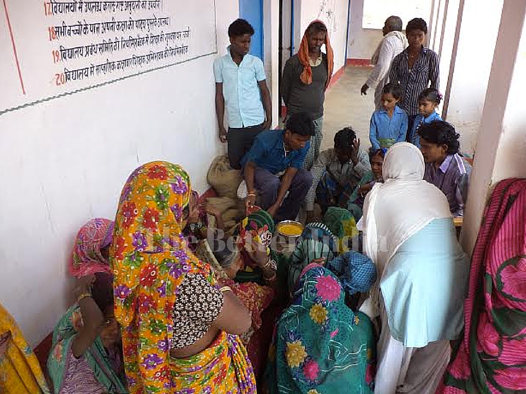 Students are also given nutritious food and are advised to follow healthy living practices.