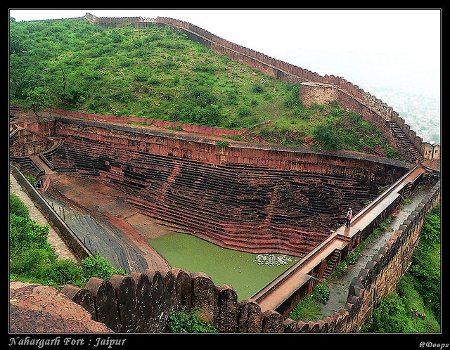 The water reservoir in Nahargarh Fort, Jaipur