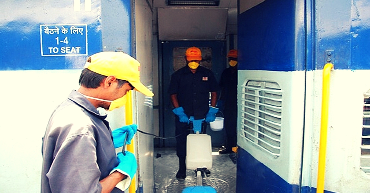 How Train Passengers Can Get Their Coaches Cleaned with Just a Mobile Phone