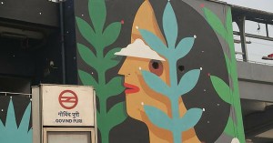 Whimsical Motifs by Italian Artist Lift the Spirits of Delhi Metro Commuters
