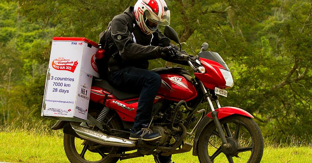 Bengaluru to Bangkok: How This Guy Travelled 6,000 plus Km on 110 cc Bike